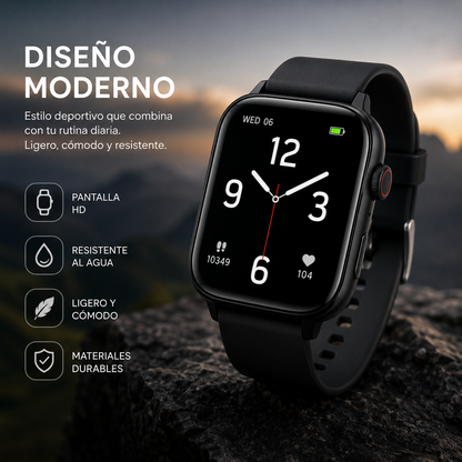 ⚡ Smartwatch Deportivo DUPE con Accesorios